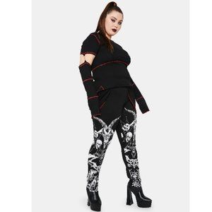 Dolls Kill Lord Darkness Leggings 2X